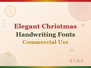 Elegant Christmas Handwriting Fonts for Commercial Use